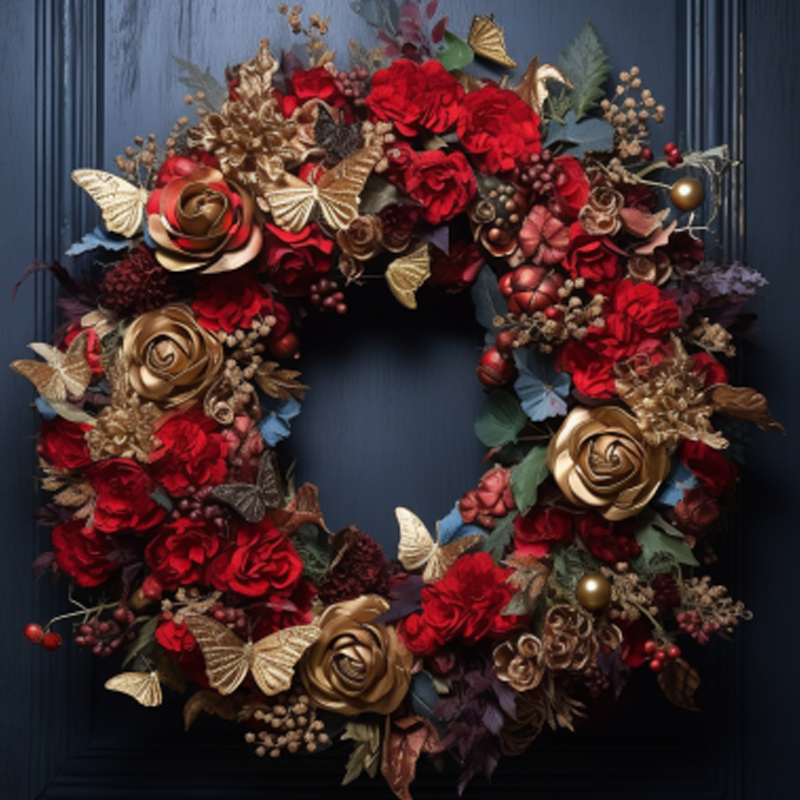 “Dazzling Doorways: Custom Wreaths and Entryway Elegance”