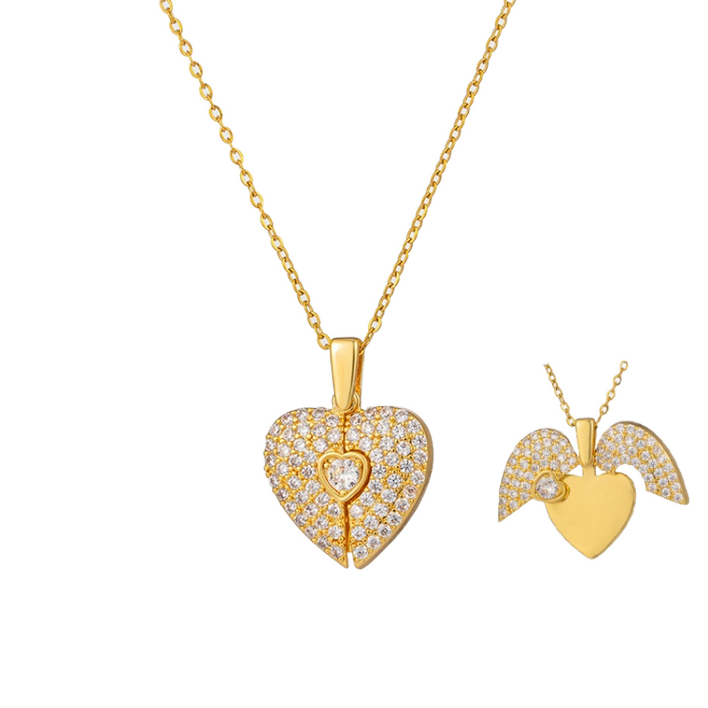 Stainless Steel Heart-Shaped Clavicle Chain