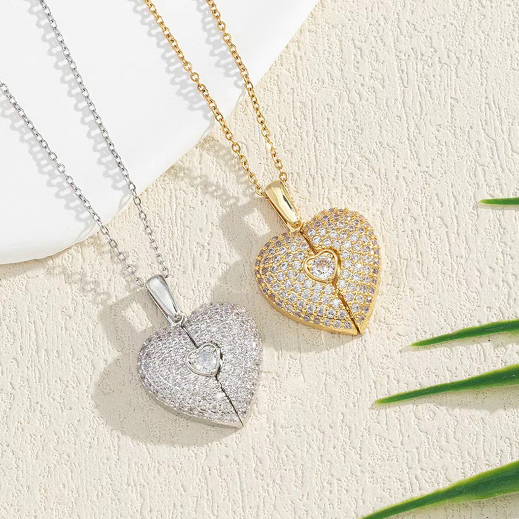 Stainless Steel Heart-Shaped Clavicle Chain