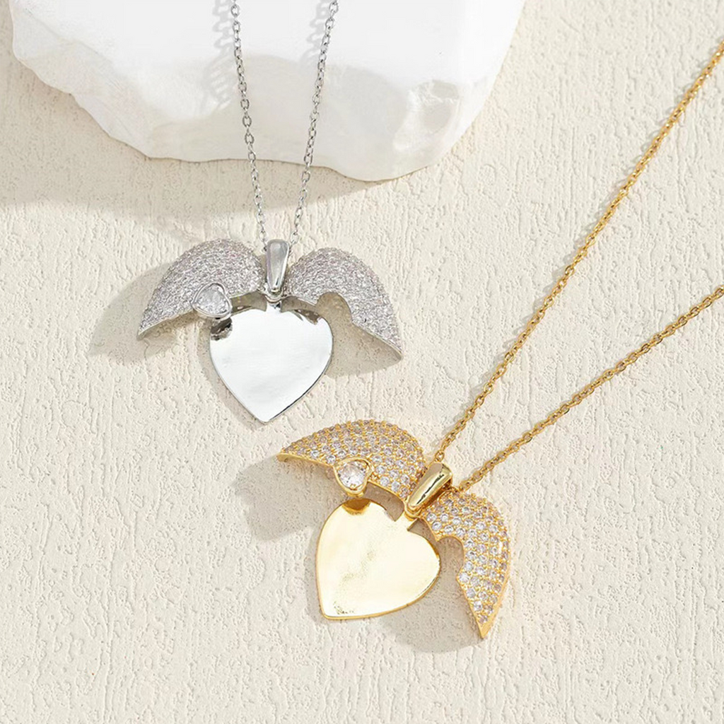 Stainless Steel Heart-Shaped Clavicle Chain