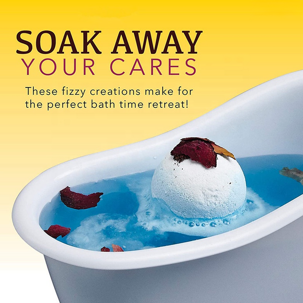 Dry Flower Petals Rich Spa Bath Ball Set