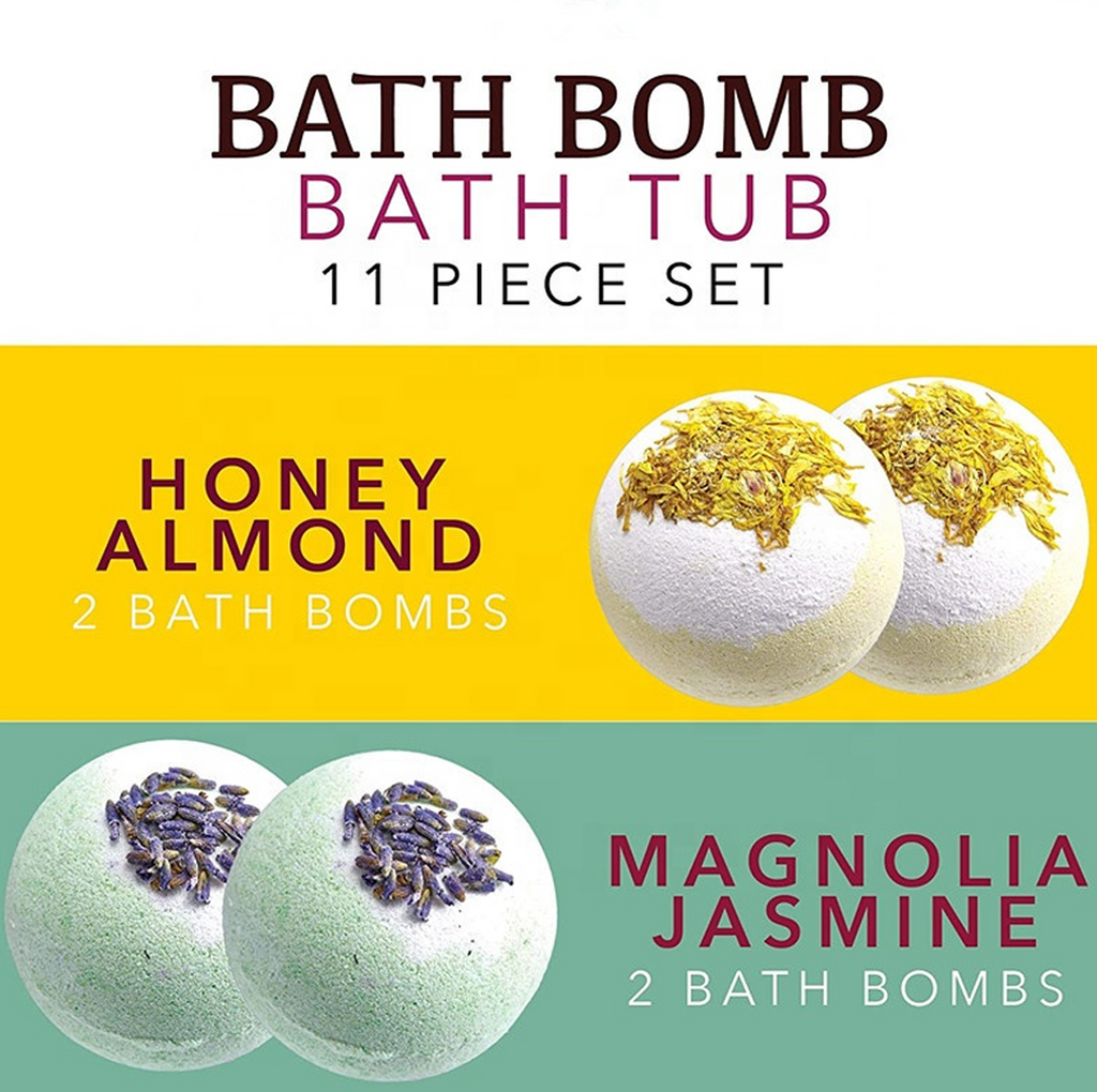 Dry Flower Petals Rich Spa Bath Ball Set