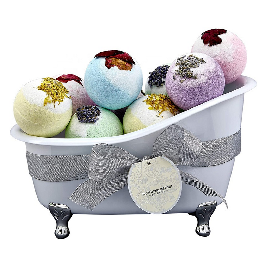 Dry Flower Petals Rich Spa Bath Ball Set