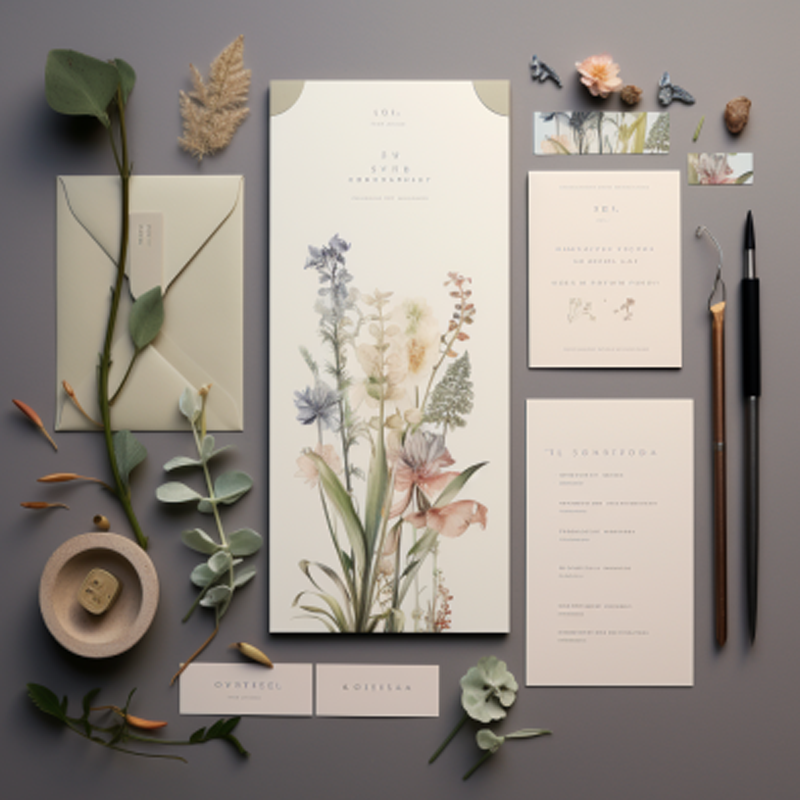 Custom Wedding Stationary