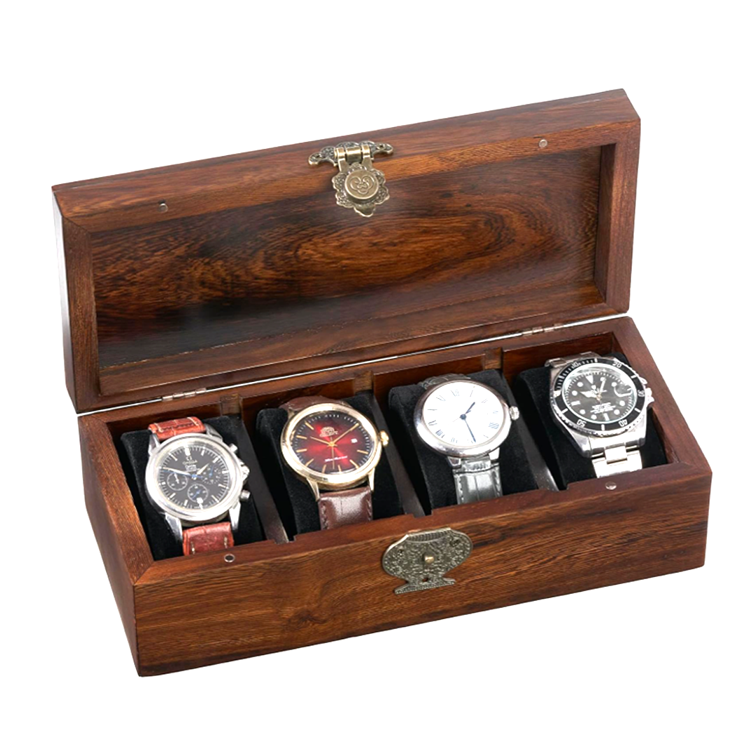 Handcrafted Wood Watch Display Case