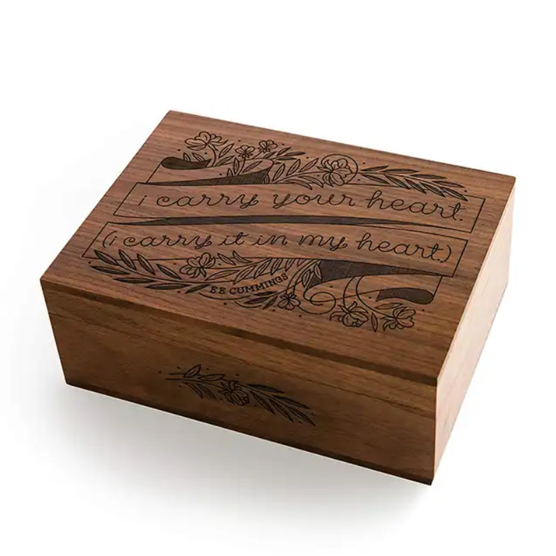 Decorative Custom Wooden Keepsake Box
