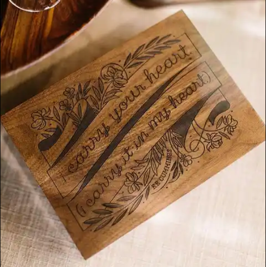 Decorative Custom Wooden Keepsake Box