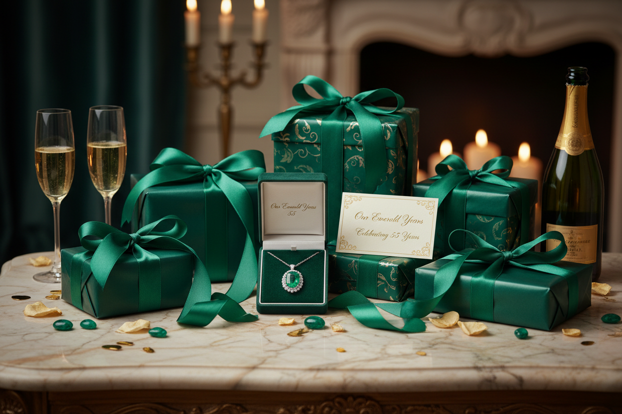 emerald anniversary gift