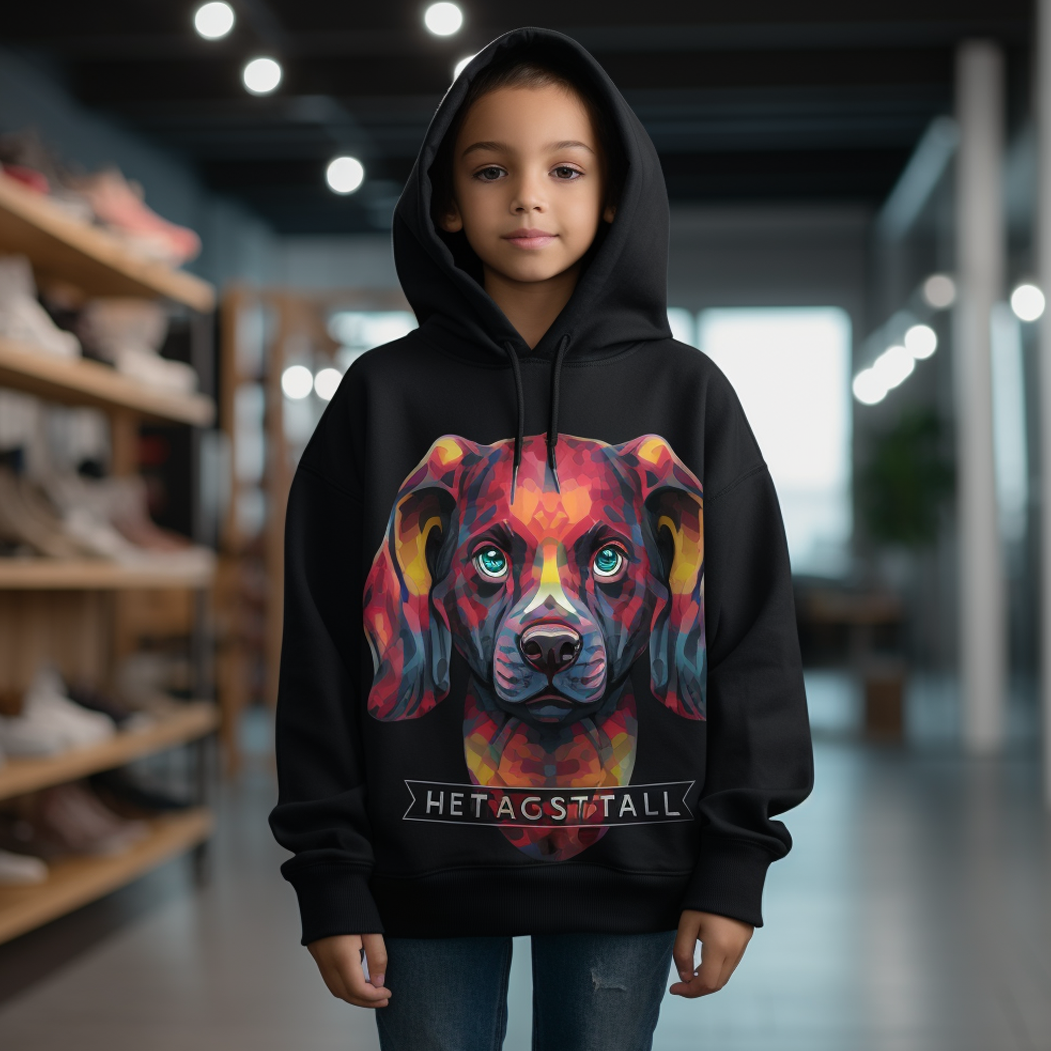 Kids Custom Unisex Full Color Hoodie