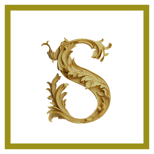 Gold Dance Floor Monogram